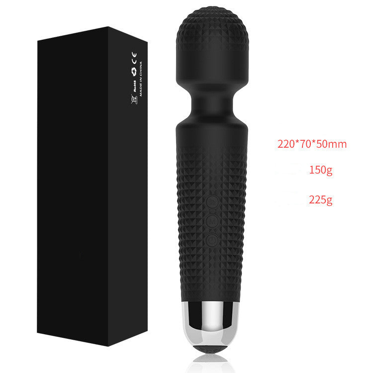 CENTEREL 20 Kinds of Frequency 5 Speed Vibrator Wireless Waterproof Massager for Women and Couples-Black