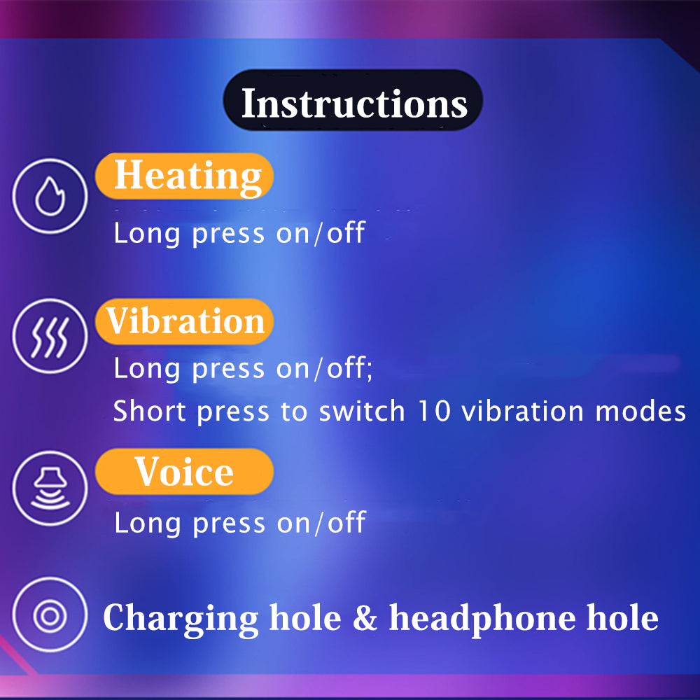 Automatic Male Masturbator Black Hole PRO Dual Channel Heated Male Masturbation Cup with 10 Vibration Modes Sex Toys for Men