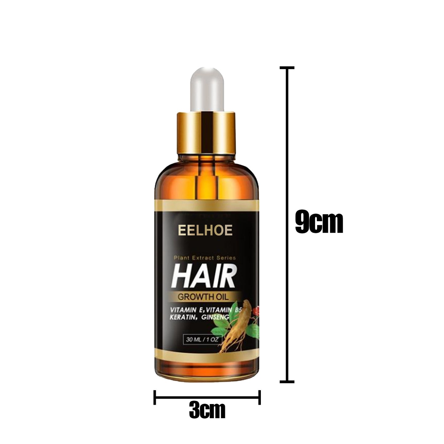 Elecsop Hair Growth Oil, Biotin Hair Growth Serum Hair Loss Treatment for Thicker Longer Healthier Hair, Promotes Hair Regrowth, Prevent Thinning Hair