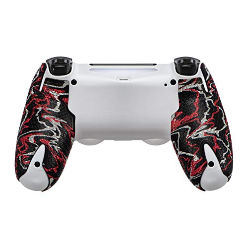 Lizard Skins DSP Controller Grip for PS4 Controllers – PS4 Gaming Grip - Playstation 4 Compatible Grip 0.5mm Thickness - PRE Cut Pieces - Easy to Install – 10 Colors (Wildfire Camo)