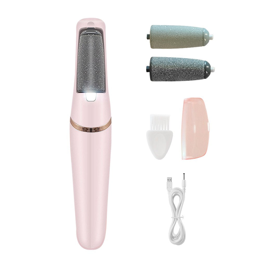Byfumay Pedicure Tools File and Foot Callus Remover Pedicure Kit Pedi Spin Tool, Pink