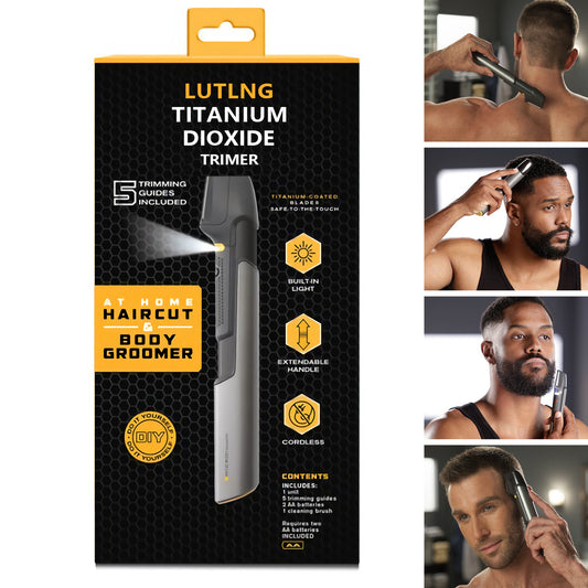 Trim Haircut Kit, Cordless Body Groomer for Men Bikini Trimmer Women USB Rechargeable