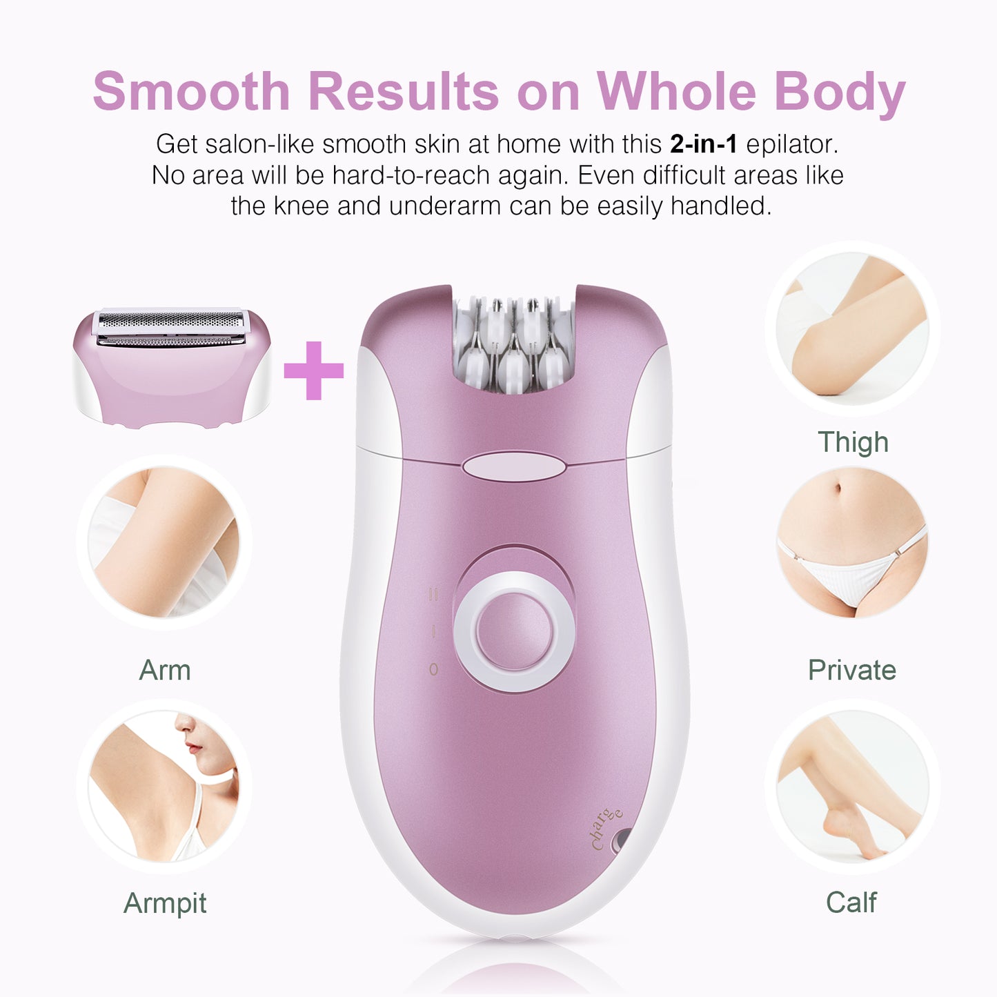 Besunny Epilator for Women for Long-Lasting Hair Removal, Womens Electric Razor Shaver
