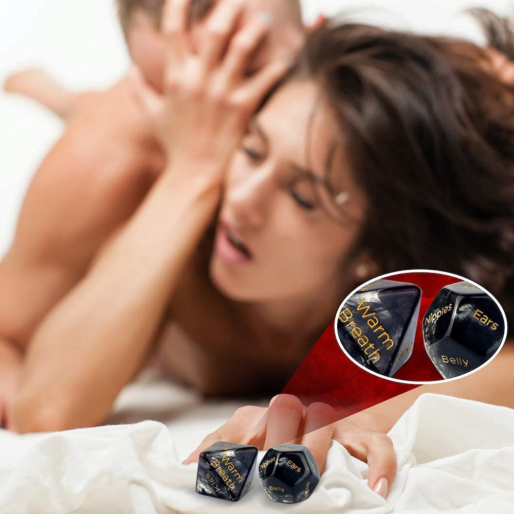 CENTEREL 4PCS Sex Dice for Adult Couples Sex Games Couples Toys