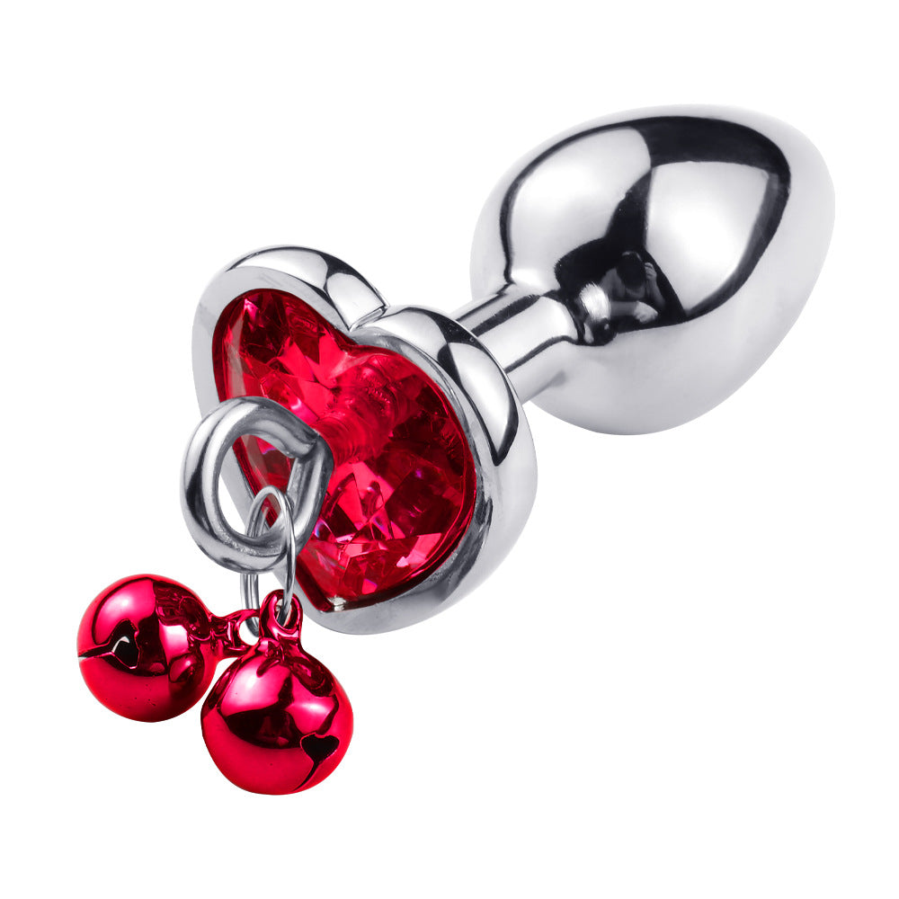 Butt Plug Anal Sex Toy, 3 Pcs Steel Attractive Anal Jewelry- Metal Anal Plug and Metal ChainTrainer Kit, Anal Training Set Prostate Sex Toys for Beginners Advanced Users