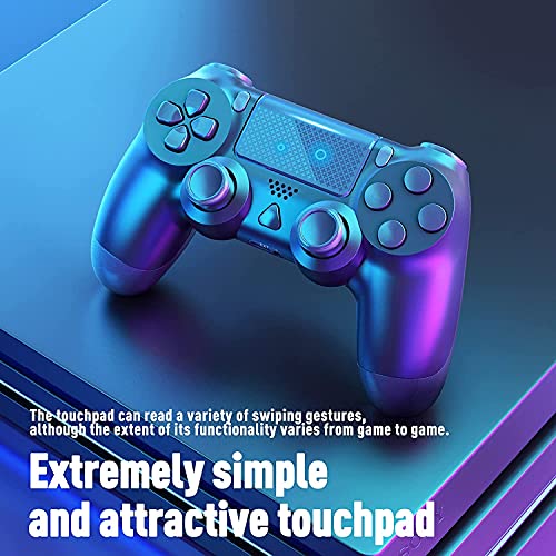 YCCTEAM Wireless Game Controller Compatible with PS4/PS4 Slim with Enhanced Dual Vibration/Analog Sticks/6-Axis Motion Sensor