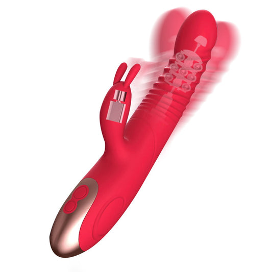 Centerel Vibrator Rabbit Massager G-spot Vibrator with 8 Vibration & 7 Stretch Adult Sex Toys for Women and Couples