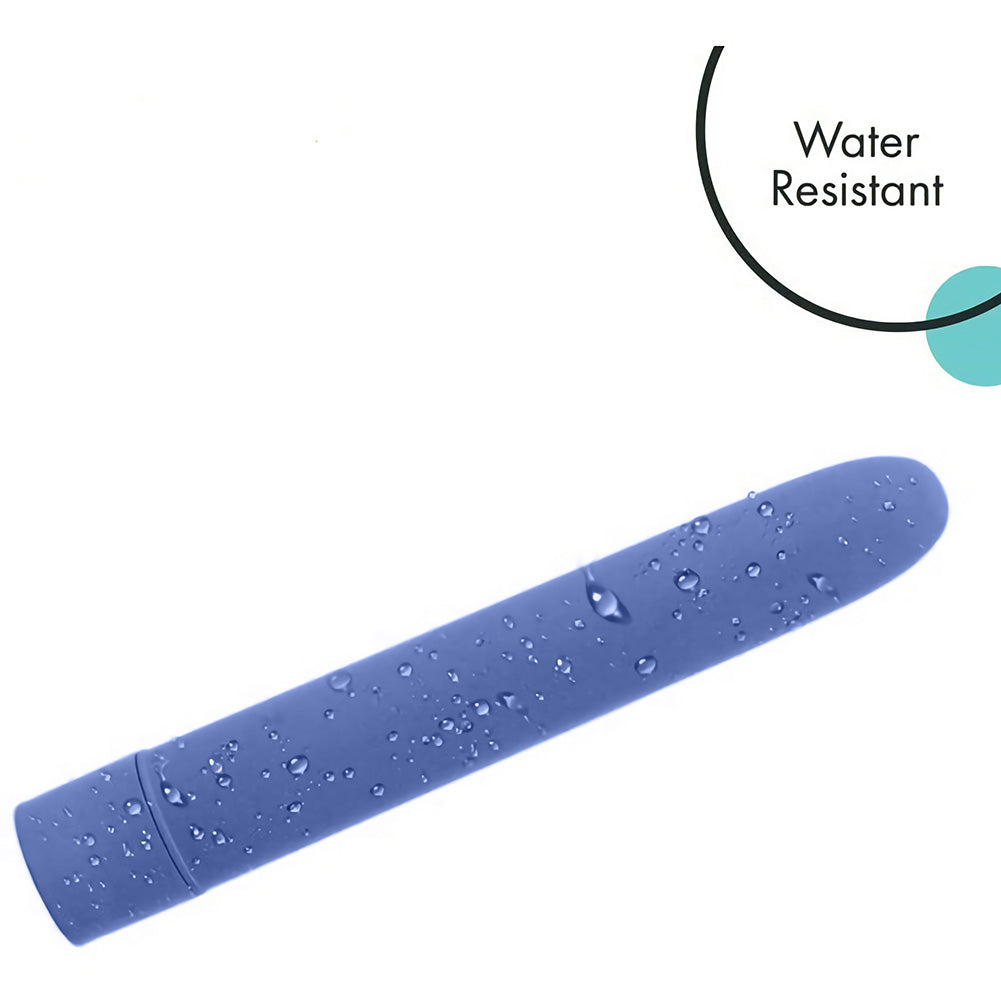 CENTEREL 7" Classic Vibrator 1 Button 10 Functions Water-Resistant Motor Adult Sex Toy-Blue