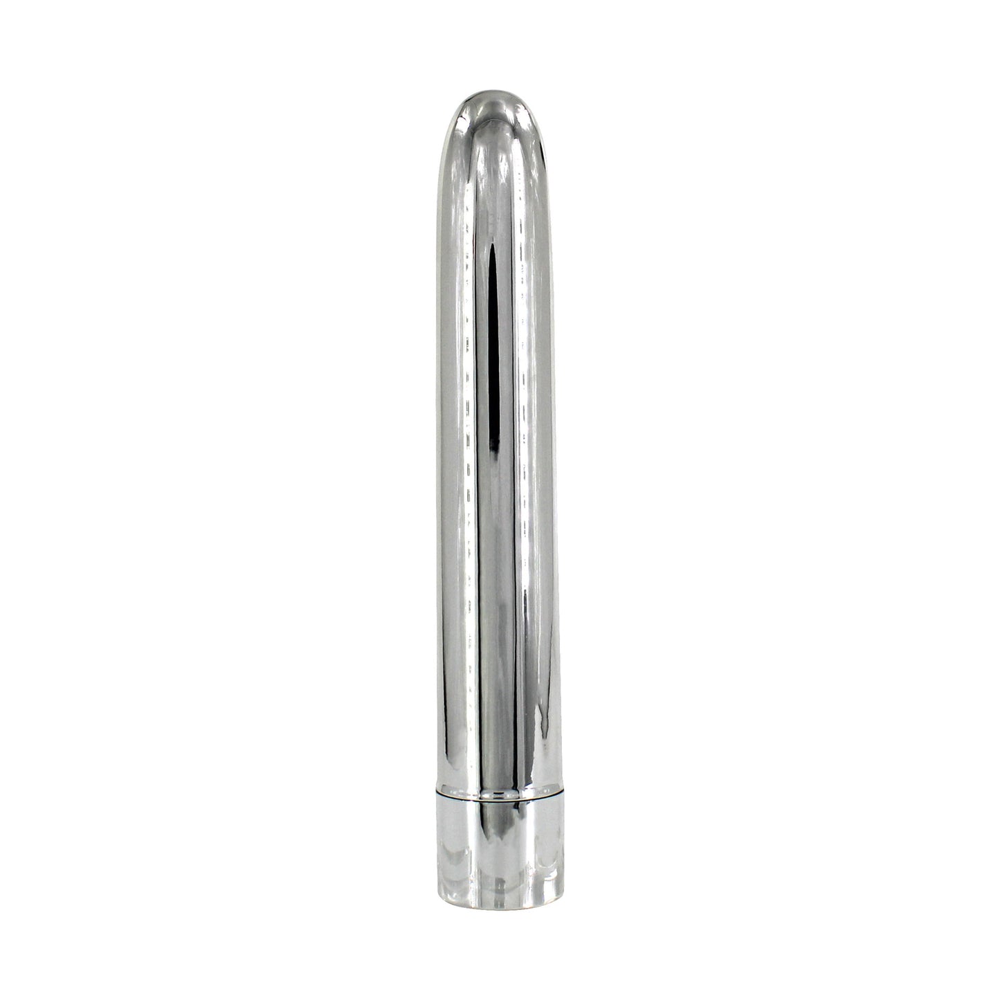 CENTEREL 7" Classic Vibrator 1 Button 10 Functions Water-Resistant Motor Adult Sex Toy-Silver