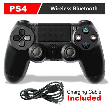 Wireless Controller for PlayStation 4,Dual Vibration Game Joystick Compatible with PS4 - Steel Black