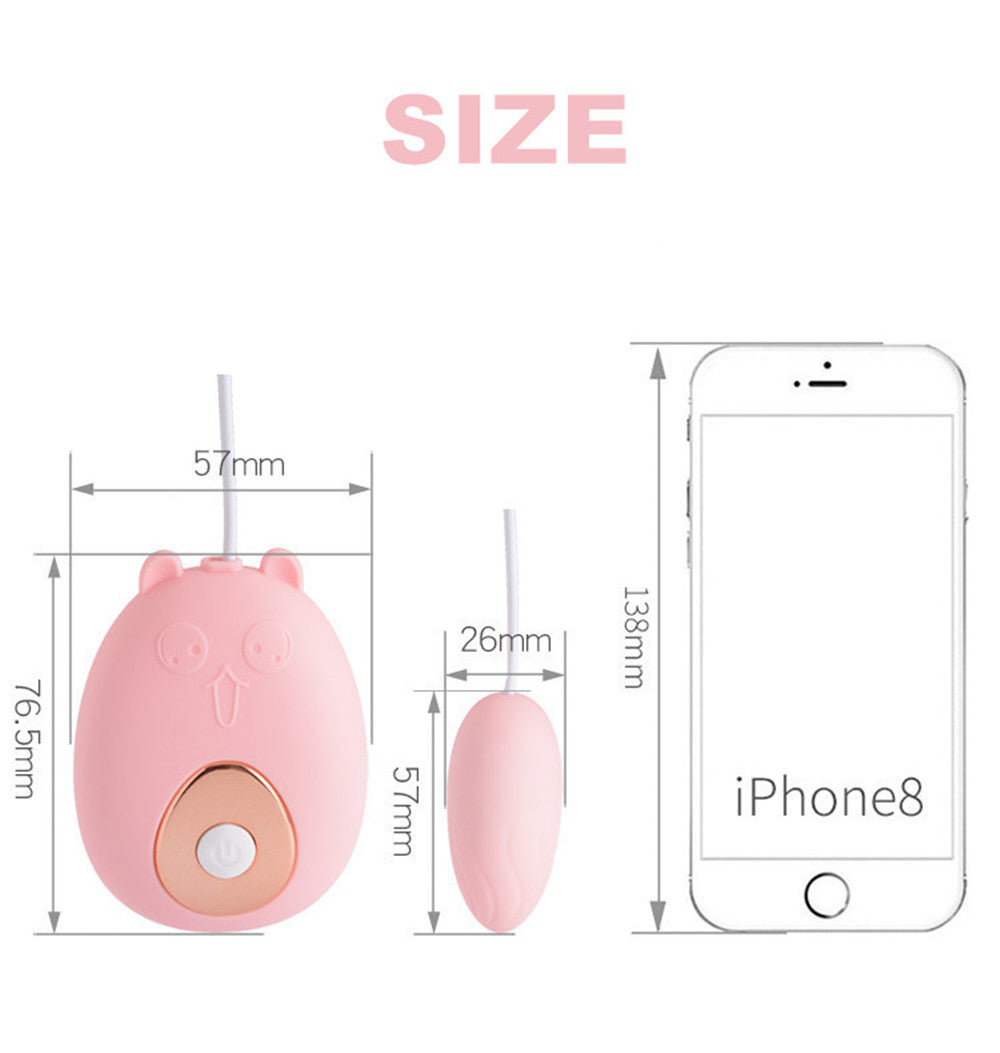 Centerel Bullet Vibrator Egg for Thrilling Internal Pleasure, Remote Control Ovular Egg Clitoral Stimulator for Couple Foreplay Waterproof Silicon