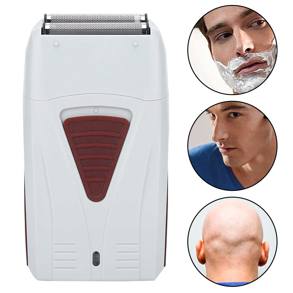 Electric Razor for Men, Electric Hair Trimmer Kit USB Rechargeable Reciprocating Electric Shaver Beard Trimmer Wet & Dry Foil Shaver