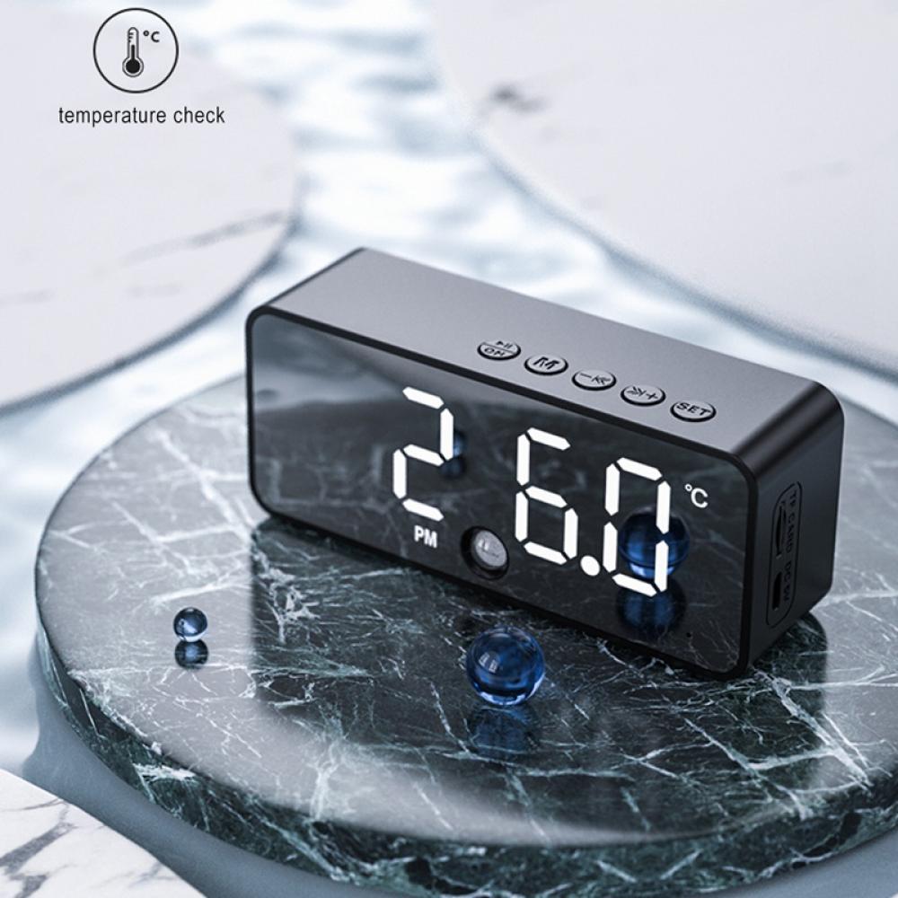 Alarm Clock for Bedroom, 2 Alarms Loud LED Big Display Clock with USB Charging Port, Adjustable Volume, Dimmable, Snooze, Plug in Simple Basic Digital Clock for Deep Sleepers Kids Elderly Home Office