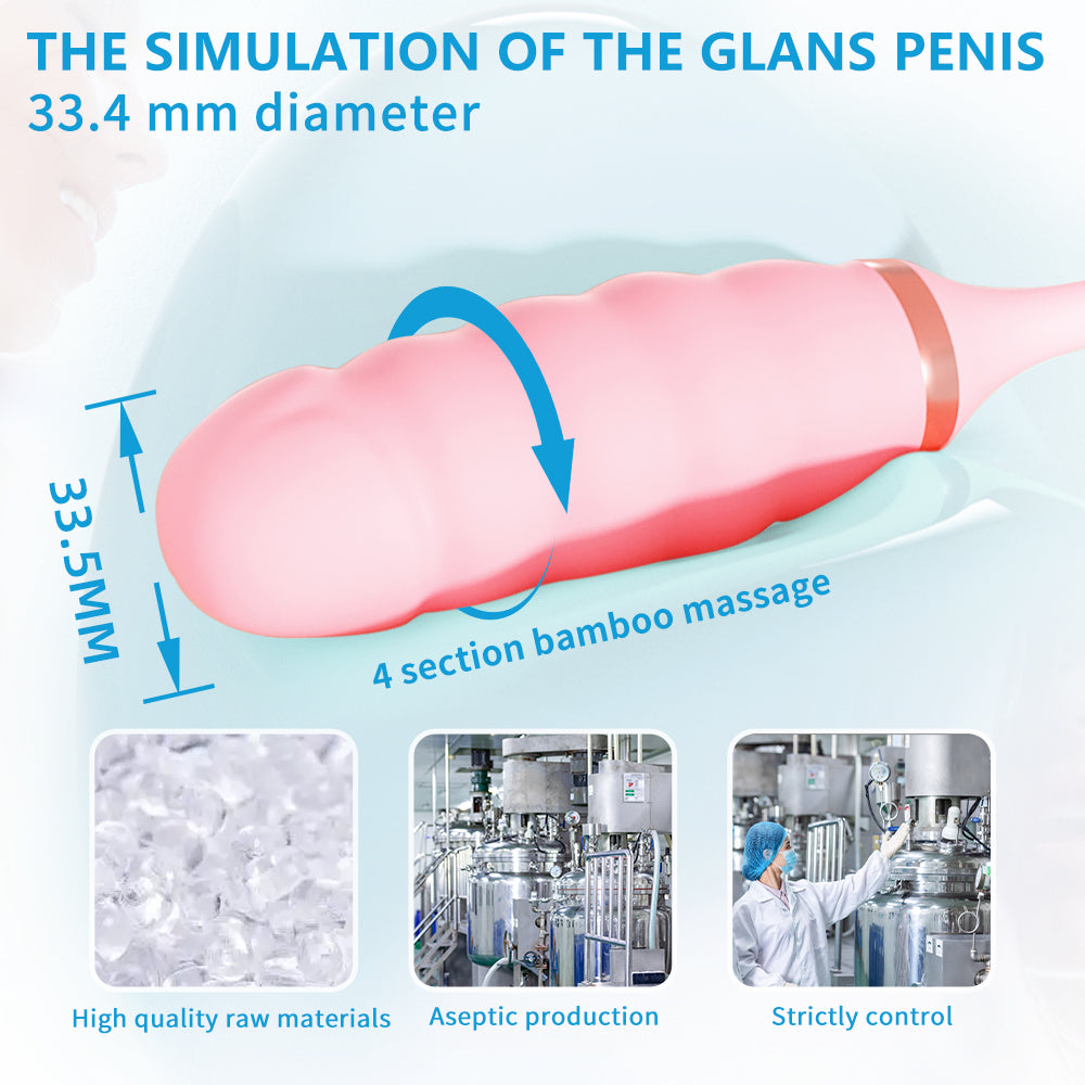 Centerel 2 In 1 Vibrator Tongue Licking & Vibrating Egg Clit Stimulator Adults Sex Toys for Women Couples