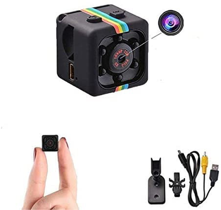 Mini Camera HD 1080P Babysitter Camera Sports Mini Camera Sports Camera Small Camera, Suitable for Home Office Driving Record Outdoor Sports, etc.