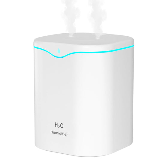 Humidifiers for Bedroom 2L Ultrasonic Humidifier Cool Mist Humidifiers,Quiet Whisper Humidifier,Auto Shut-off Ideal for Plants Home Office