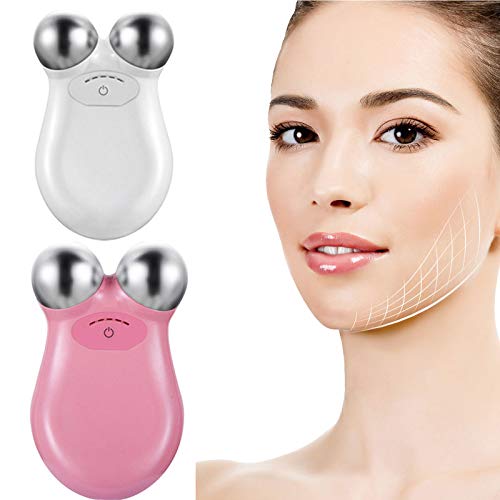 Centerel Face Lifting Microcurrent Roller Massager Microcurrent Tightening Face Device Machine Face Massage Microcurrent facial, Pink