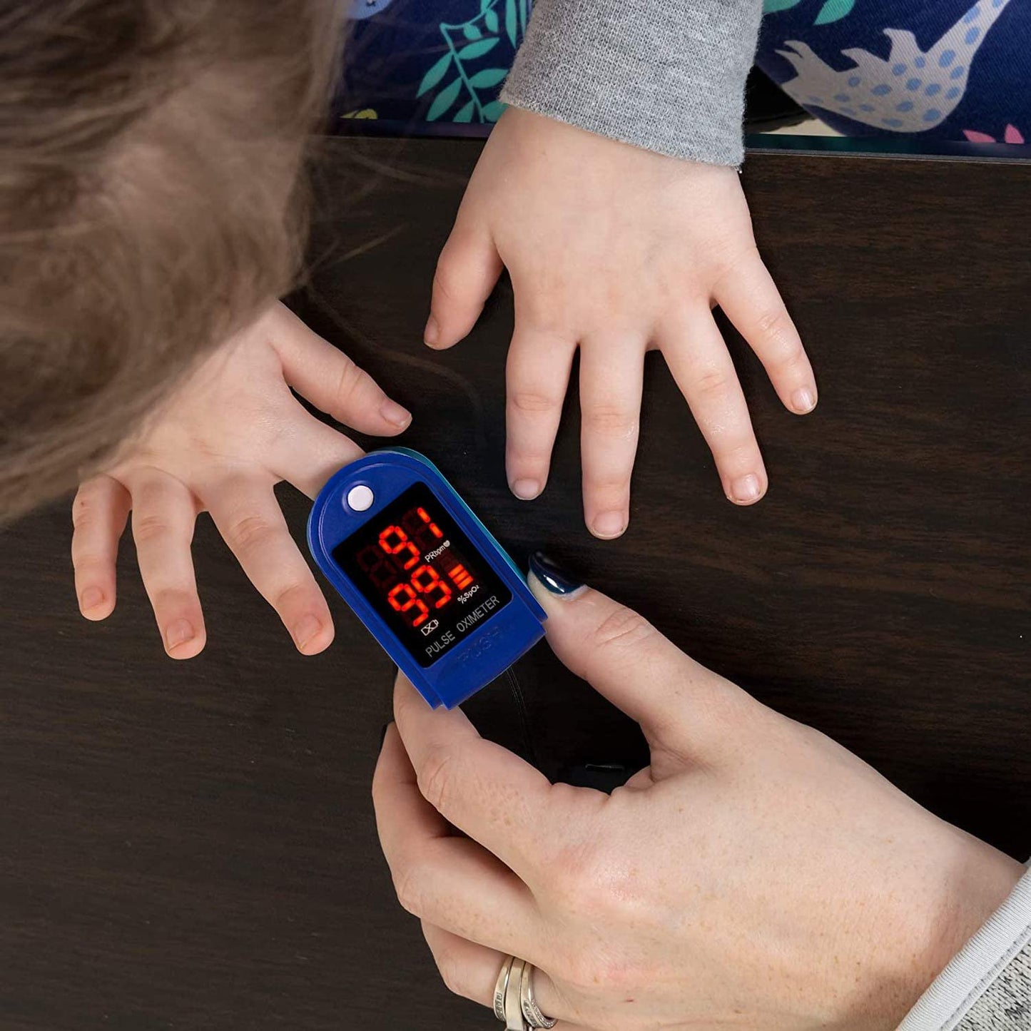 BDUN Pulse Oximeter, Portable Pulse Oximeter Portable Finger Oxygen Saturation and Pulse Rate Monitor