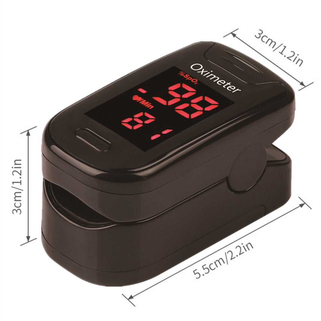 Pulse Oximeter Fingertip, Blood Oxygen Saturation Monitor Fingertip, Fast Sp O2 Reading Oxygen Meter, Finger Pulse Ox Monitor