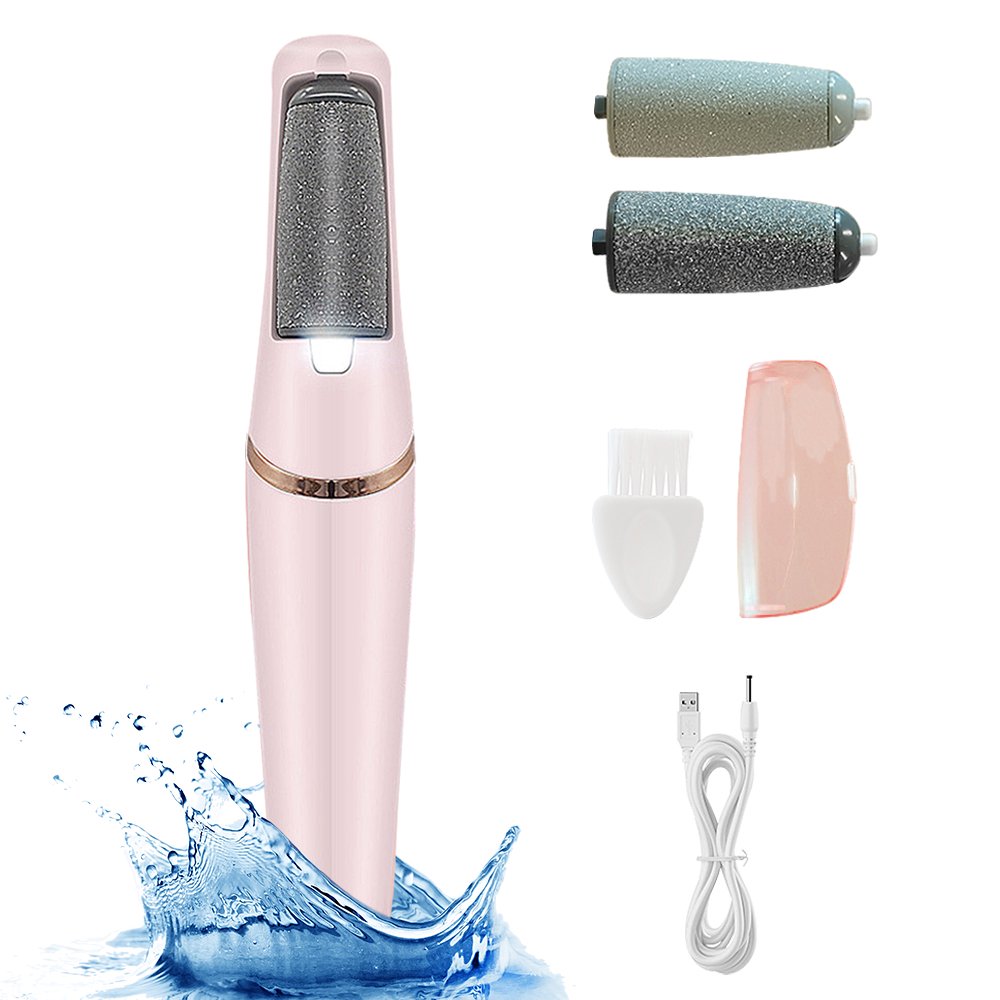 Byfumay Pedicure Tools File and Foot Callus Remover Pedicure Kit Pedi Spin Tool, Pink
