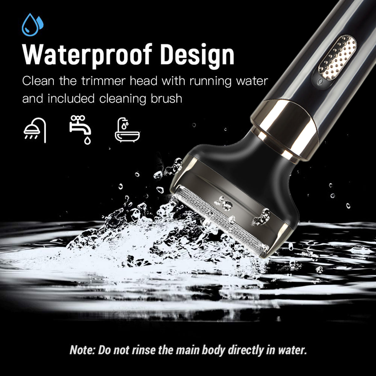 [Upgraded 2022] Elecsop Electric Razors Beard Trimmer for Men, 4 in 1  Women's Bikini Trimmer Shaver Wet & Dry Painless Rechargeable Bikini Trimmer