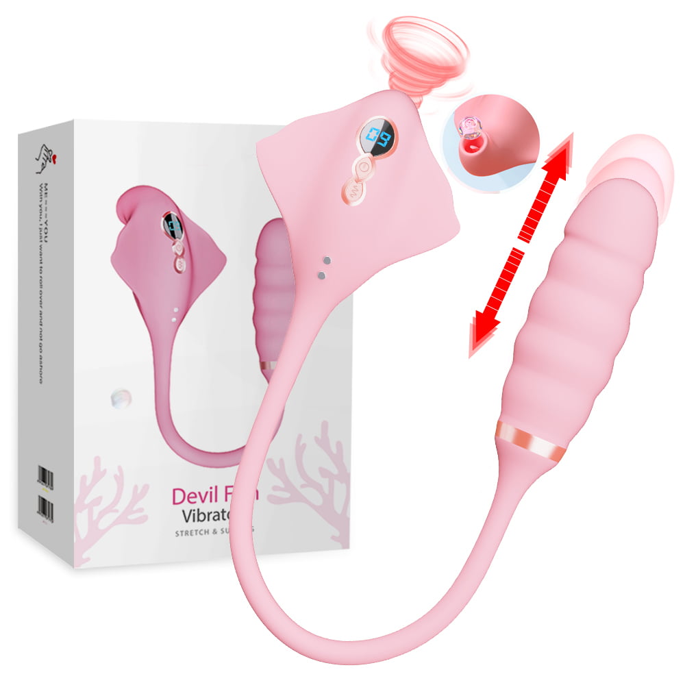 Centerel 2 In 1 Vibrator Tongue Licking & Vibrating Egg Clit Stimulator Adults Sex Toys for Women Couples
