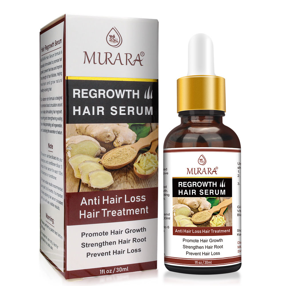 Elecsop Hair Growth Serum, Ginger Hair Growth Treatment Promotes Hair Regrowth for Men Women