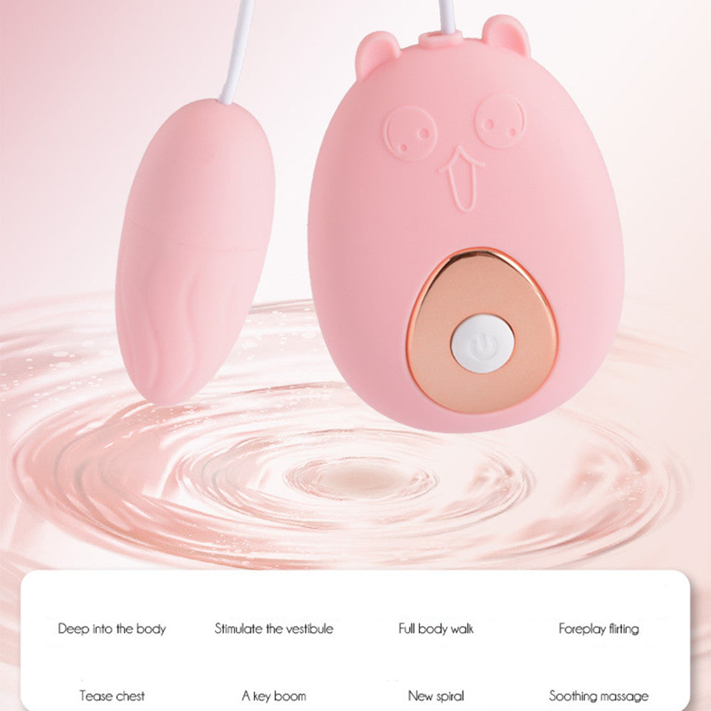 Centerel Bullet Vibrator Egg for Thrilling Internal Pleasure, Remote Control Ovular Egg Clitoral Stimulator for Couple Foreplay Waterproof Silicon