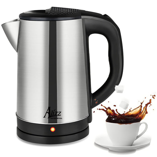 Electric Kettle Water Boiler for Tea Coffee Stainless Steel 1.8L Large Cordless Hot Water Pot BPA Free with Auto Shut-Off Boil-Dry Protection LED Light 2000W