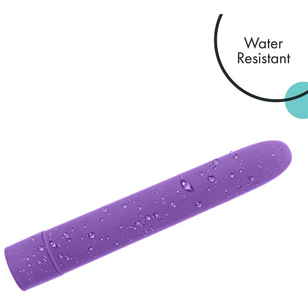 CENTEREL 7" Classic Vibrator 1 Button 10 Functions Water-Resistant Motor Adult Sex Toy-Purple