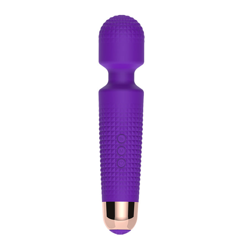 CENTEREL Wand Massager with 20 Vibration Modes 5 Speeds Waterproof Vibrator for Women and Couples-Purple