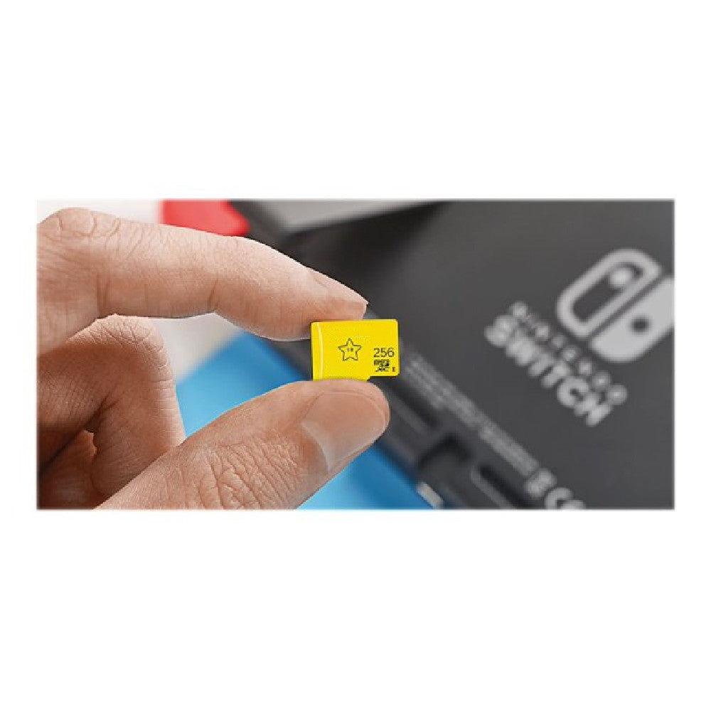 SPBPQY 256GB microSD UHS-I Memory Card for Nintendo Switch Super Mario Super Star- 100MB/s Read, 90MB/s Write, Class 10, U3 - SDSQXAO-256G-ANCZN