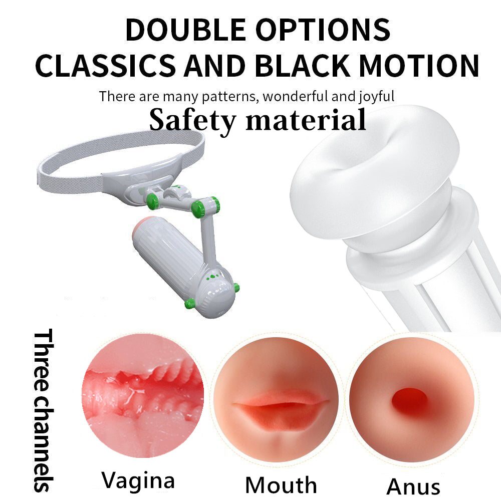 Male Masturbator Sex Toys for Men Wearable Automatic Machine Telescopic Masturbator