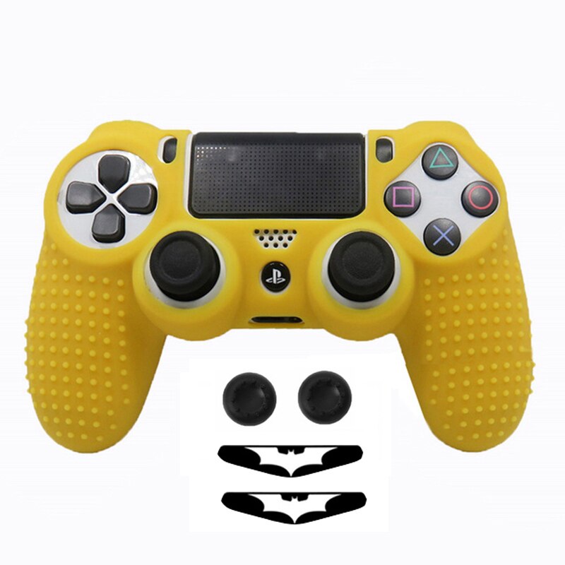 Anti-slip Silicone Case For PS4 Slim Pro Controller Skin Console Gamepad Joystick Cover Cases Accessories