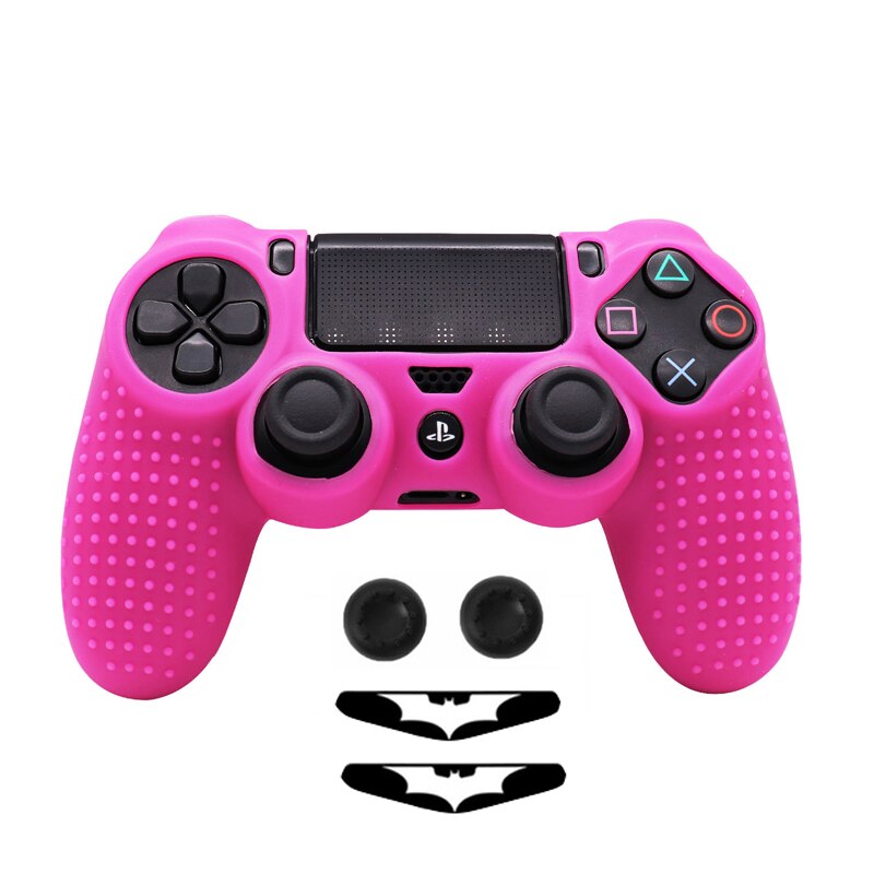 Anti-slip Silicone Case For PS4 Slim Pro Controller Skin Console Gamepad Joystick Cover Cases Accessories