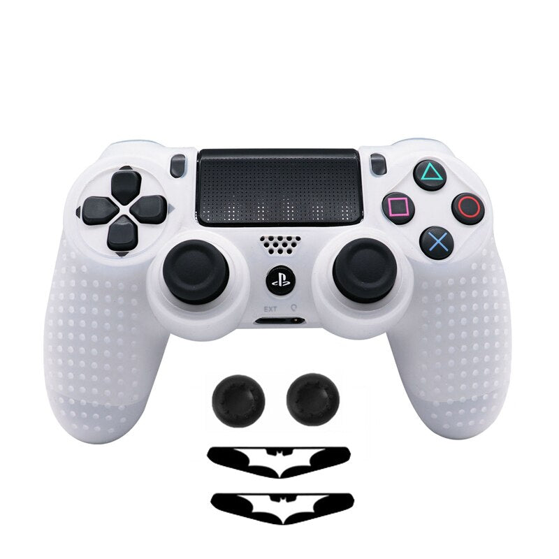 Anti-slip Silicone Case For PS4 Slim Pro Controller Skin Console Gamepad Joystick Cover Cases Accessories