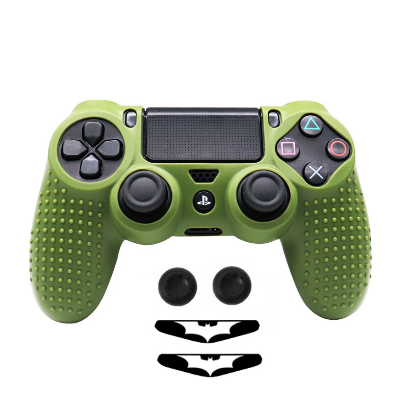 Anti-slip Silicone Case For PS4 Slim Pro Controller Skin Console Gamepad Joystick Cover Cases Accessories