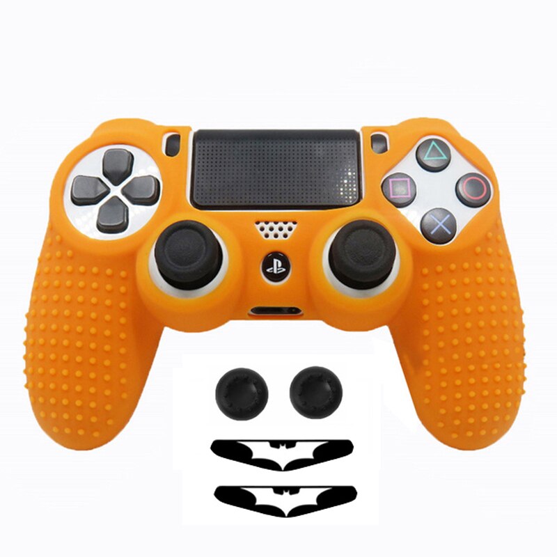 Anti-slip Silicone Case For PS4 Slim Pro Controller Skin Console Gamepad Joystick Cover Cases Accessories