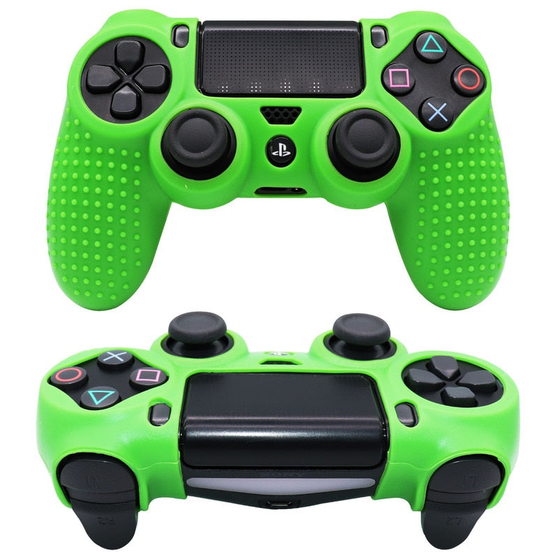 Anti-slip Silicone Case For PS4 Slim Pro Controller Skin Console Gamepad Joystick Cover Cases Accessories