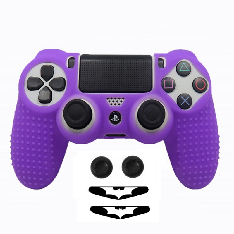 Anti-slip Silicone Case For PS4 Slim Pro Controller Skin Console Gamepad Joystick Cover Cases Accessories