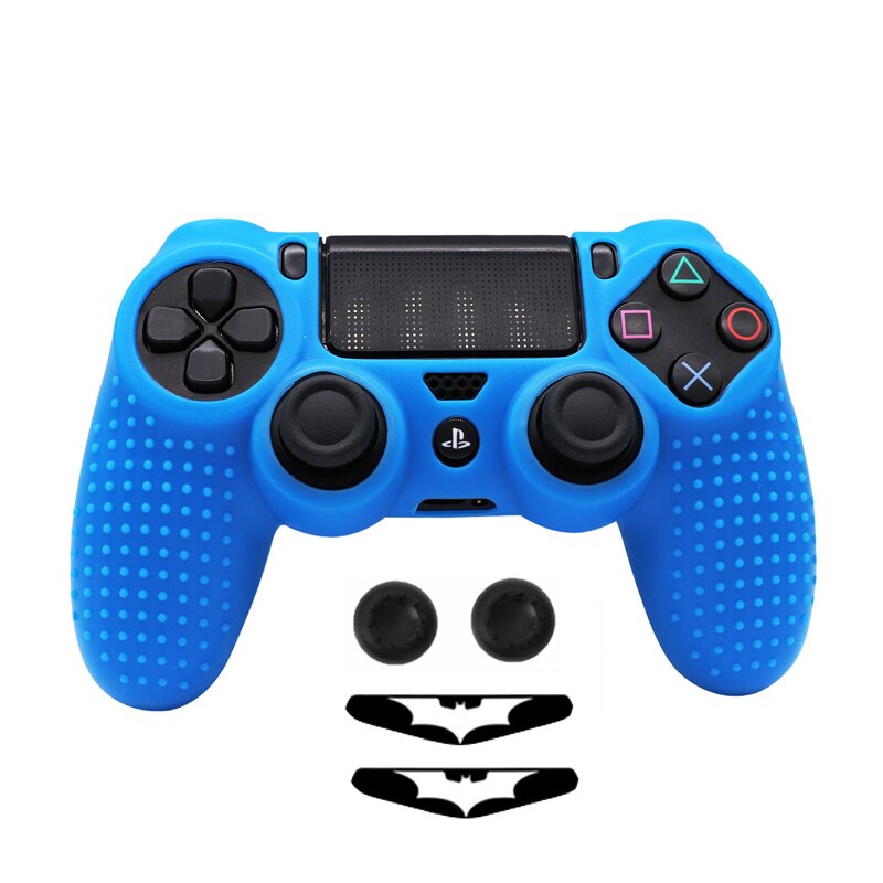 Anti-slip Silicone Case For PS4 Slim Pro Controller Skin Console Gamepad Joystick Cover Cases Accessories