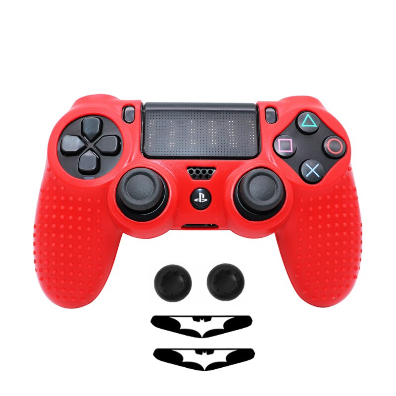 Anti-slip Silicone Case For PS4 Slim Pro Controller Skin Console Gamepad Joystick Cover Cases Accessories