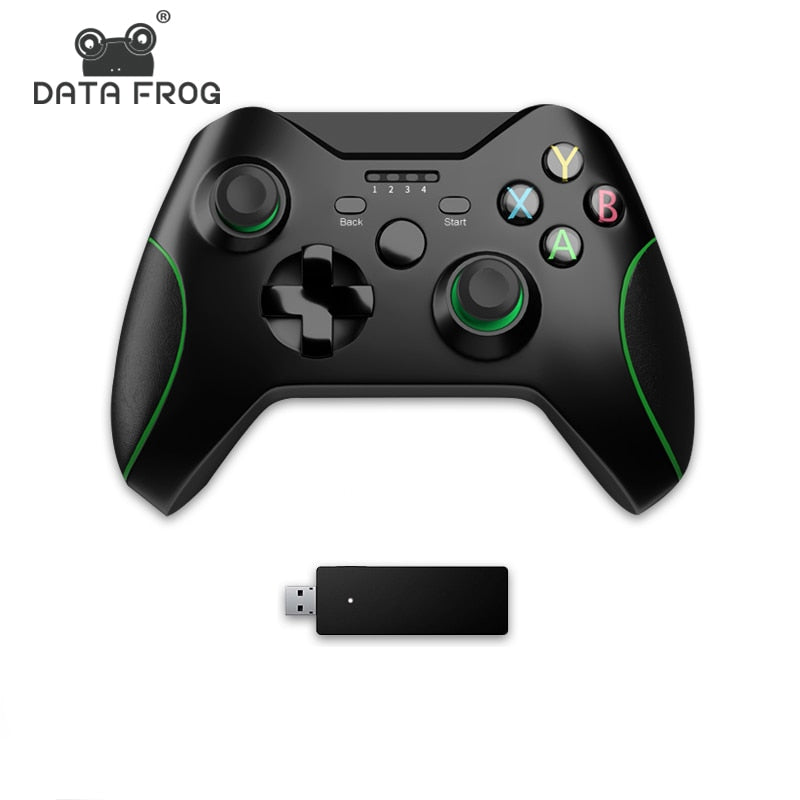 Data Frog 2.4GHz Wireless Gamepad Joystick Control For XBox One Controller For Win PC For PS3/Android smartphones Controller