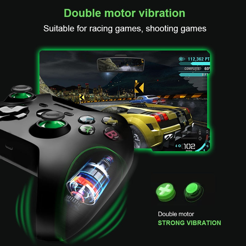 Data Frog 2.4GHz Wireless Gamepad Joystick Control For XBox One Controller For Win PC For PS3/Android smartphones Controller