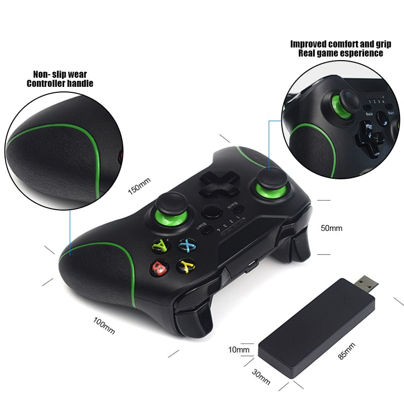 Data Frog 2.4GHz Wireless Gamepad Joystick Control For XBox One Controller For Win PC For PS3/Android smartphones Controller