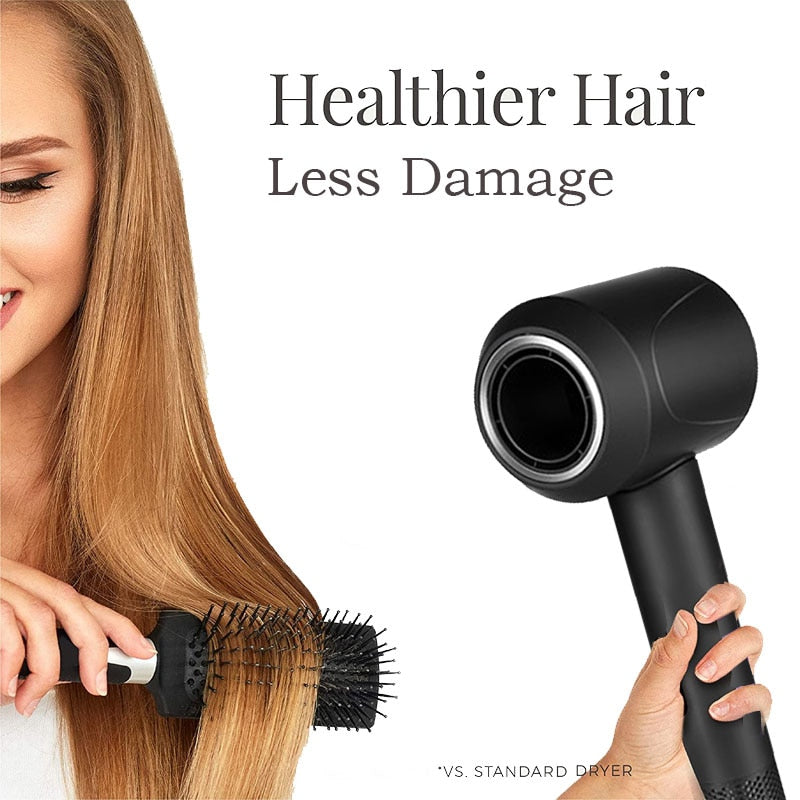 Hair Dryer Negative Ionic Professional Dryer Salon Blow Dryer Powerful Hairdryer Travel Homeuse Dryer Hot &amp;Cold Wind