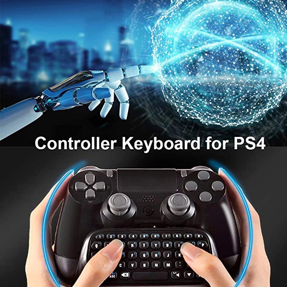 Mini Keyboard Wireless for Ps4 Controller Accessories Message Chatpad for Ps4/slim/pro for Playstation4/slim/pro Handle keyboard
