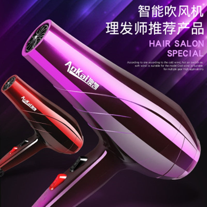 Professional 4000W Powerful Hair Dryer Fast Styling Blow Dryer Hot And Cold Adjustment Air Dryer Nozzle For Barber Salon Tools