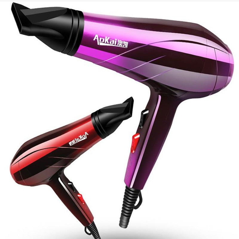 Professional 4000W Powerful Hair Dryer Fast Styling Blow Dryer Hot And Cold Adjustment Air Dryer Nozzle For Barber Salon Tools