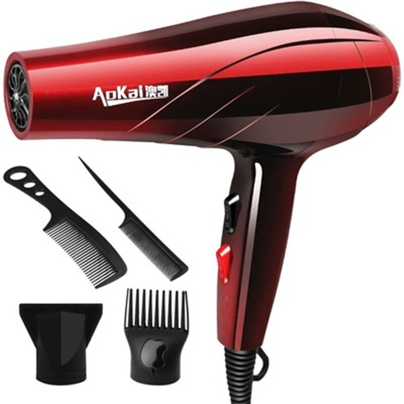 Professional 4000W Powerful Hair Dryer Fast Styling Blow Dryer Hot And Cold Adjustment Air Dryer Nozzle For Barber Salon Tools